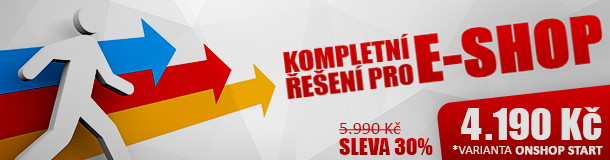 Kompletní řešení pro e-shop za bezkonkurenční cenu